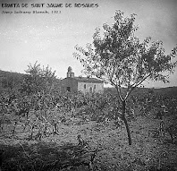 La capella de Sant Jaume de Rosanes. Fotografia de Josep Salvany Blanch, 1923. Biblioteca de Catalunya