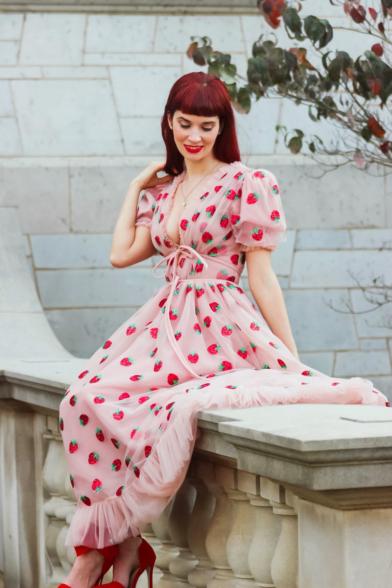 lirika matoshi strawberry dress