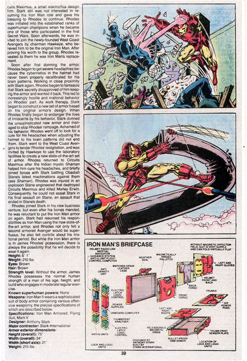 I know for a fact Rhodey never faced Blizzard