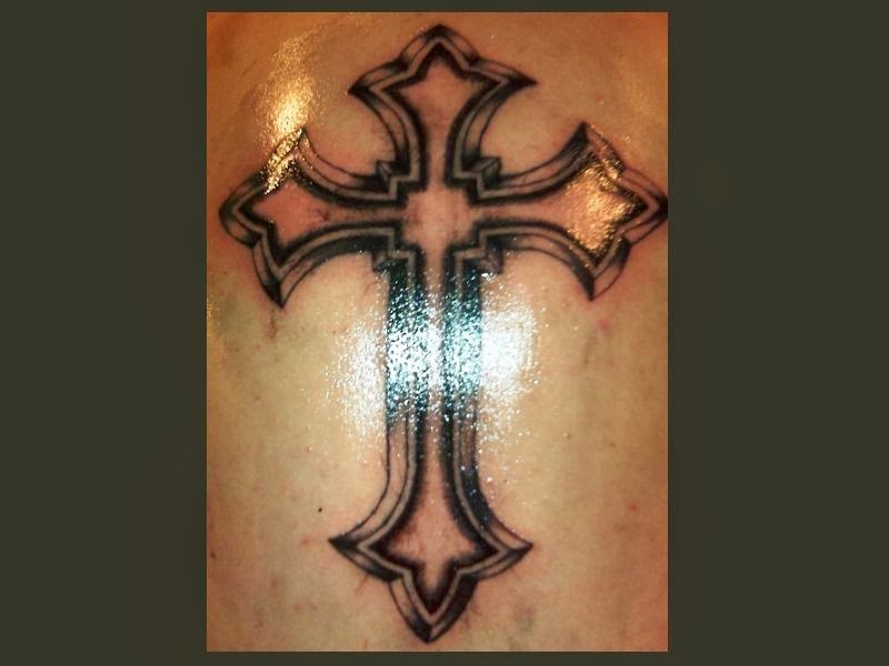 Black Cross Tattoo For Arm - wide 3