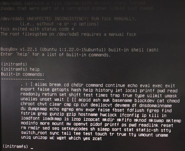linux ubuntu NOT booting starting solution - Tech IT Admin