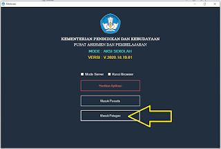 Username Passwport Petugas AKM Kelas