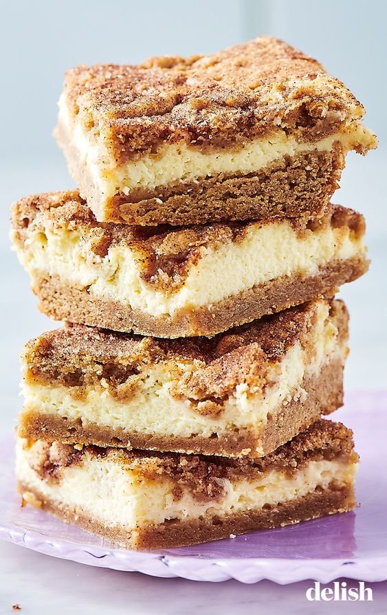 Snickerdoodle Cheesecake Bars Easy Food