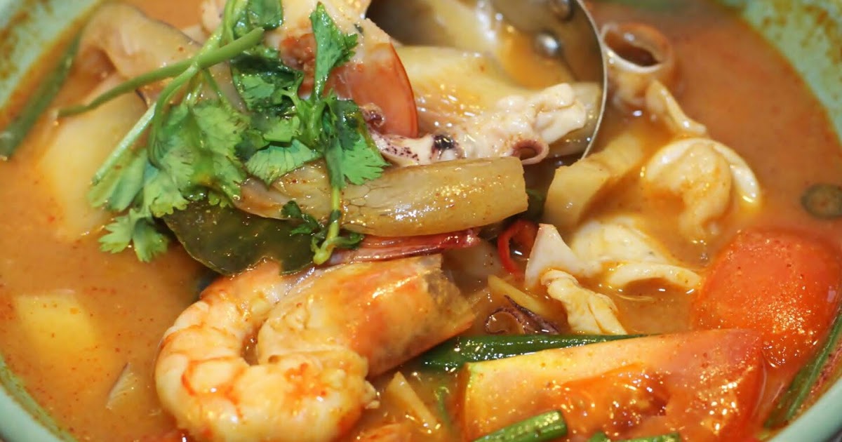 Thai masak tomyam ala Resepi Tomyam
