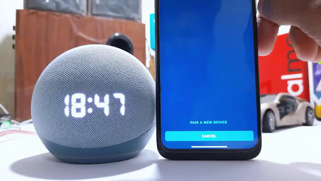 click on pair a new device How to Connect Echo Dot with Other Speaker by Bluetooth
