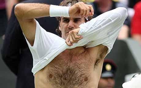 Roger federer shirtless | Sports Wallpapers