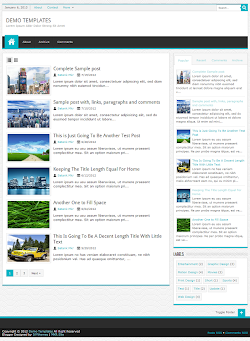 JPStation Turquoise Blogger Template
