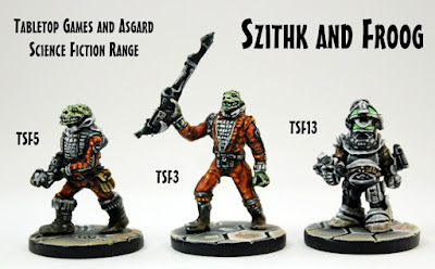 Szithk Commandos and Froog Power Armour classic Tabletop return