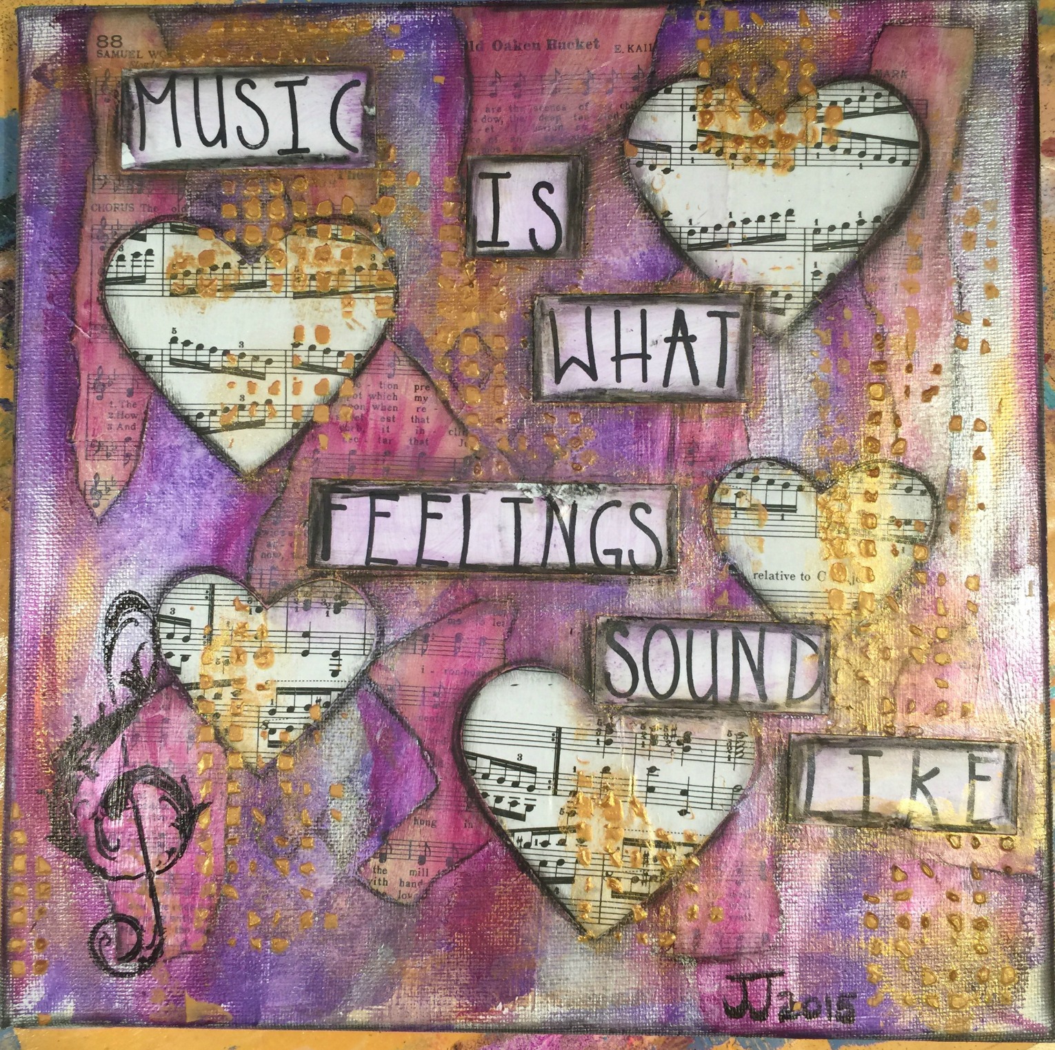 JJ Creations Studio Mixed Media Canvases