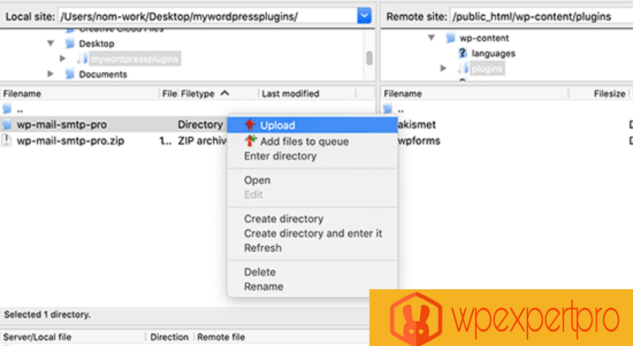 Upload a Plugin via FTP Upload a Plugin via FTP