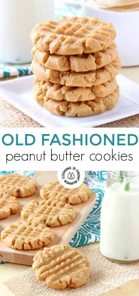 Old Fashìoned Peanut Butter Cookìes Old Fashìoned Peanut Butter Cookìes