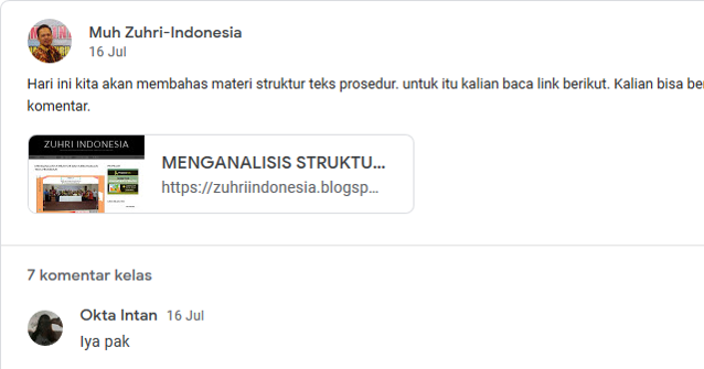 Tanya Jawab Guru Dan Siswa Mengenai Materi Kimia - Terfokus