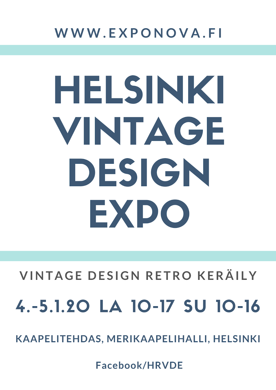 Lasinkeräilijän Blogi Helsinki Retro & Vintage Design Expo aloittaa