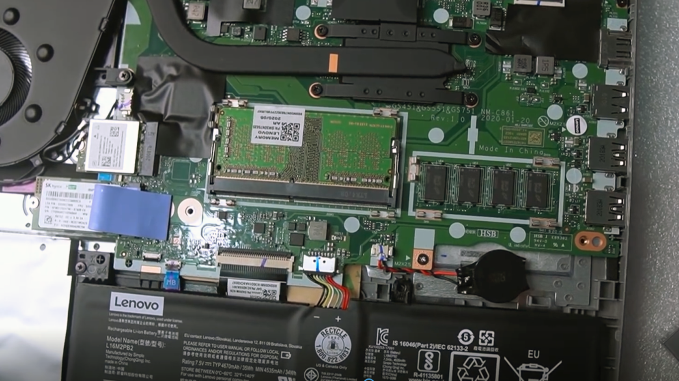 Bongkar Laptop Lenovo IdeaPad Slim 3, Pilihan Upgrade HDD/SSD, RAM, dan
