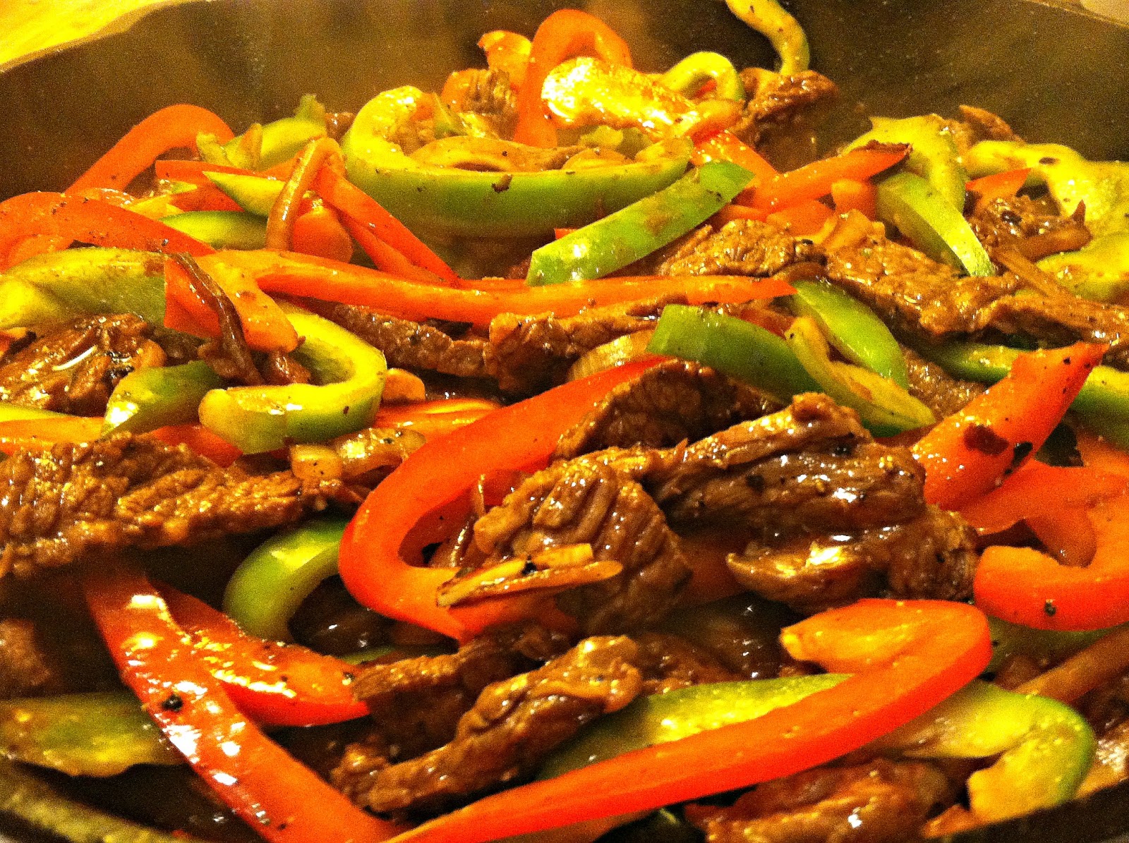 Chinese Pepper Steak Recipe ~ Nalanis Kitchen