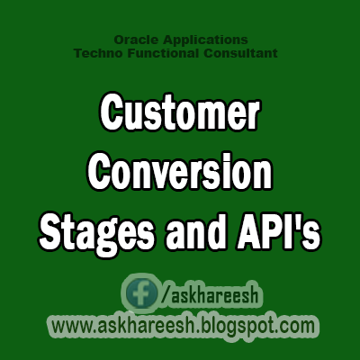 Customer Conversion Stages and API's
