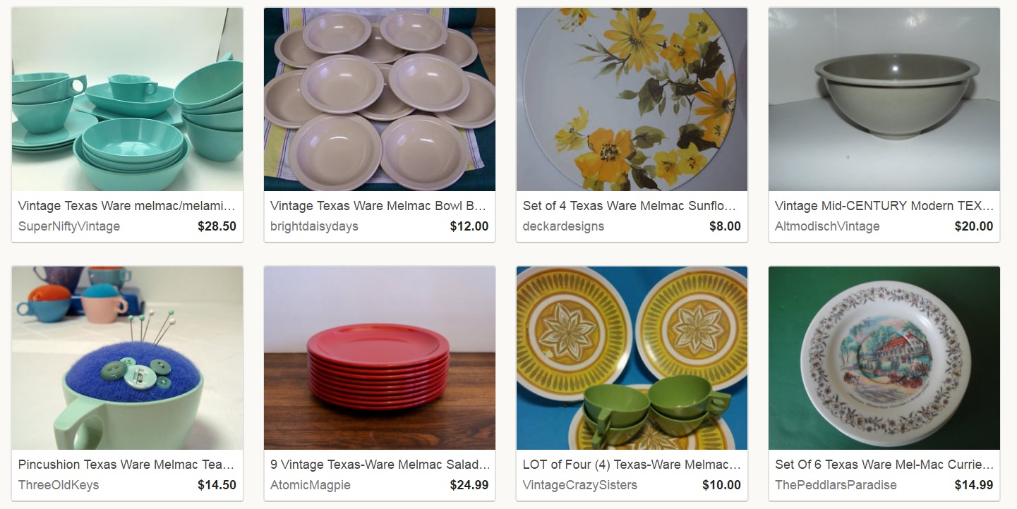 Melmac Central Vintage Melmac Dinnerware and Plastics Fantastic