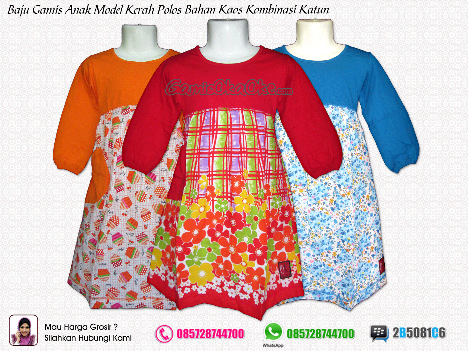 Jual grosir baju muslim anak perempuan harga murah dan bagus