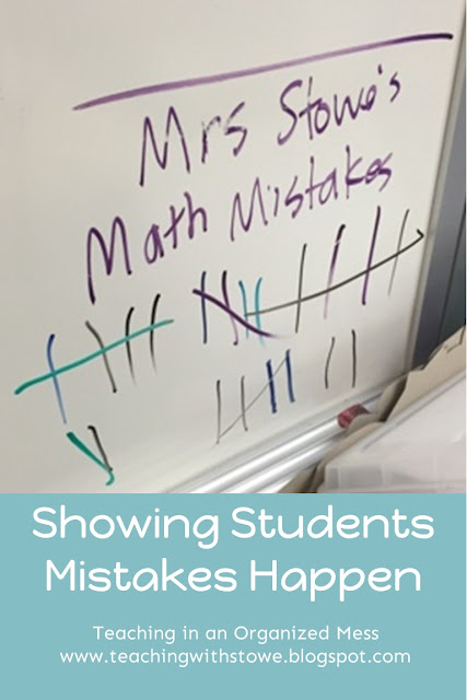 Teaching in an Organized Mess: Math Mistakes