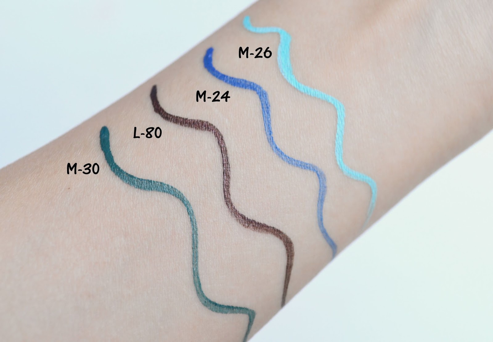 MAKEUP MAKE UP FOR EVER Aqua XL Ink Liners with Swatches Cosmetic