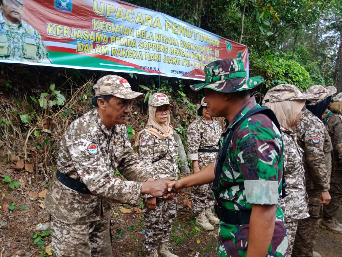 Bela Negara Ditutup Upacara di Situs Bulu Matanre