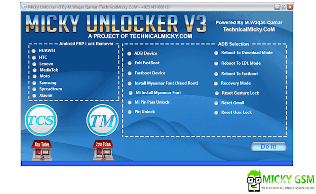 Micky Unlocker v3.0 - Best Android Unlocker Tool 2020