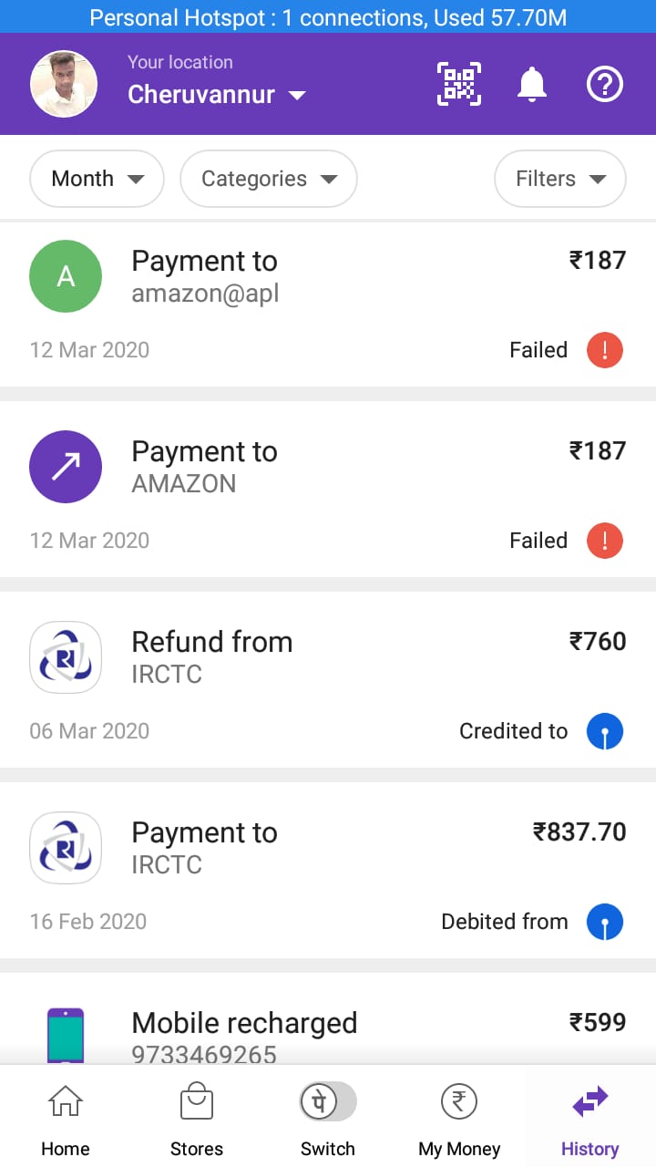 Phonepe customer care support