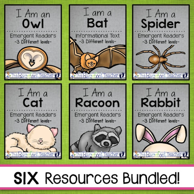 Bats Nocturnal Animals Differentiated Readers {Plus a FREEBIE!} The