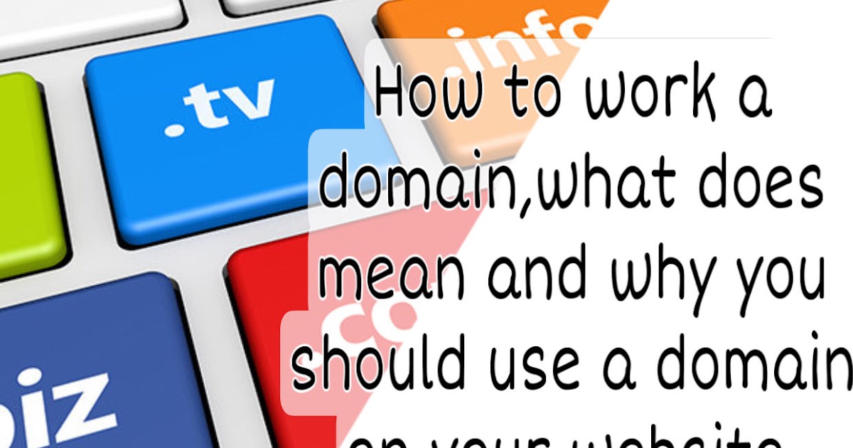Domain mean. Why use should use domain. how you can get a free domain.how domain names work