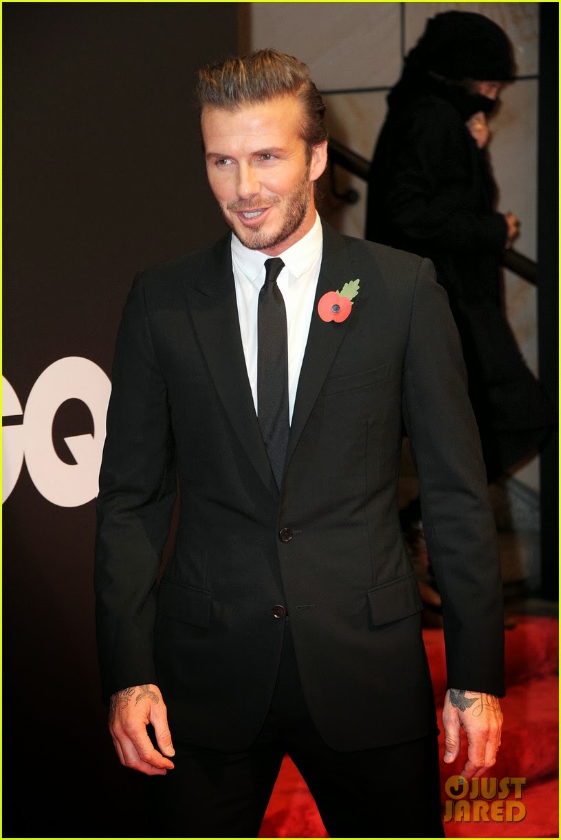 Celeb Diary: David Beckham @ 2013 GQ Men of the Year Awards