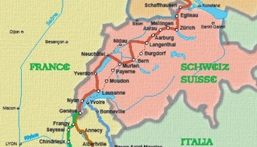 Le Sentier des Huguenots en Suisse