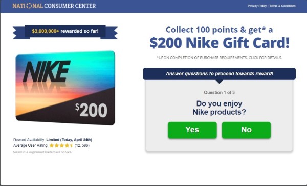 nike gift card to paypal