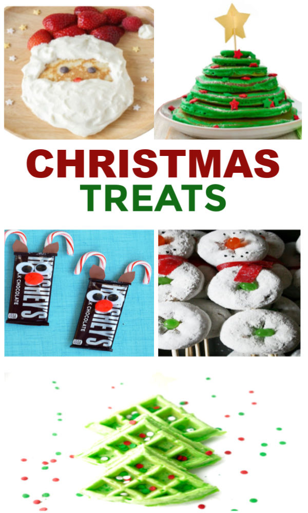 Fun & creative holiday food ideas for kids!  These treats are great for class parties, and the breakfast ideas are too cute! #holidayfood #holidayfoodideas #holidayfoodforkids #holidayfoodchristmas #holidayparty #holidaypartyfood #christmaspartyfood #christmasfood #christmastreats #christmastreatsforschoolparties #funfoodideasforkids #growingajeweledrose #activitiesforkids