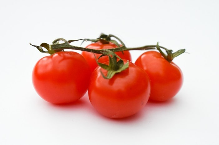 Cherry tomatoes on the vine