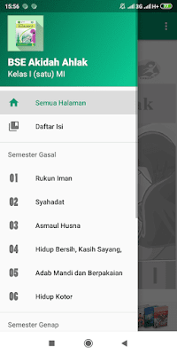 Aplikasi Buku Siswa Akidah Ahlak Kelas 1 MI