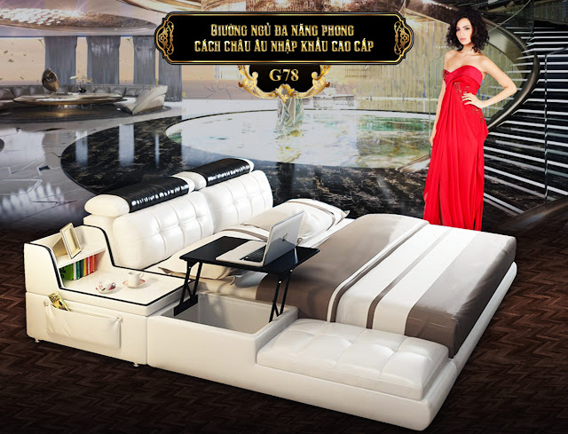 Giường ngủ cao cấp G78 Giường ngủ cao cấp G78