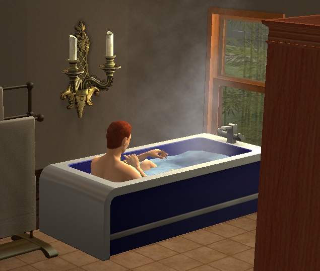 TheNinthWaveSims The Sims 2 The Sims 4 City Living Bathtub For The