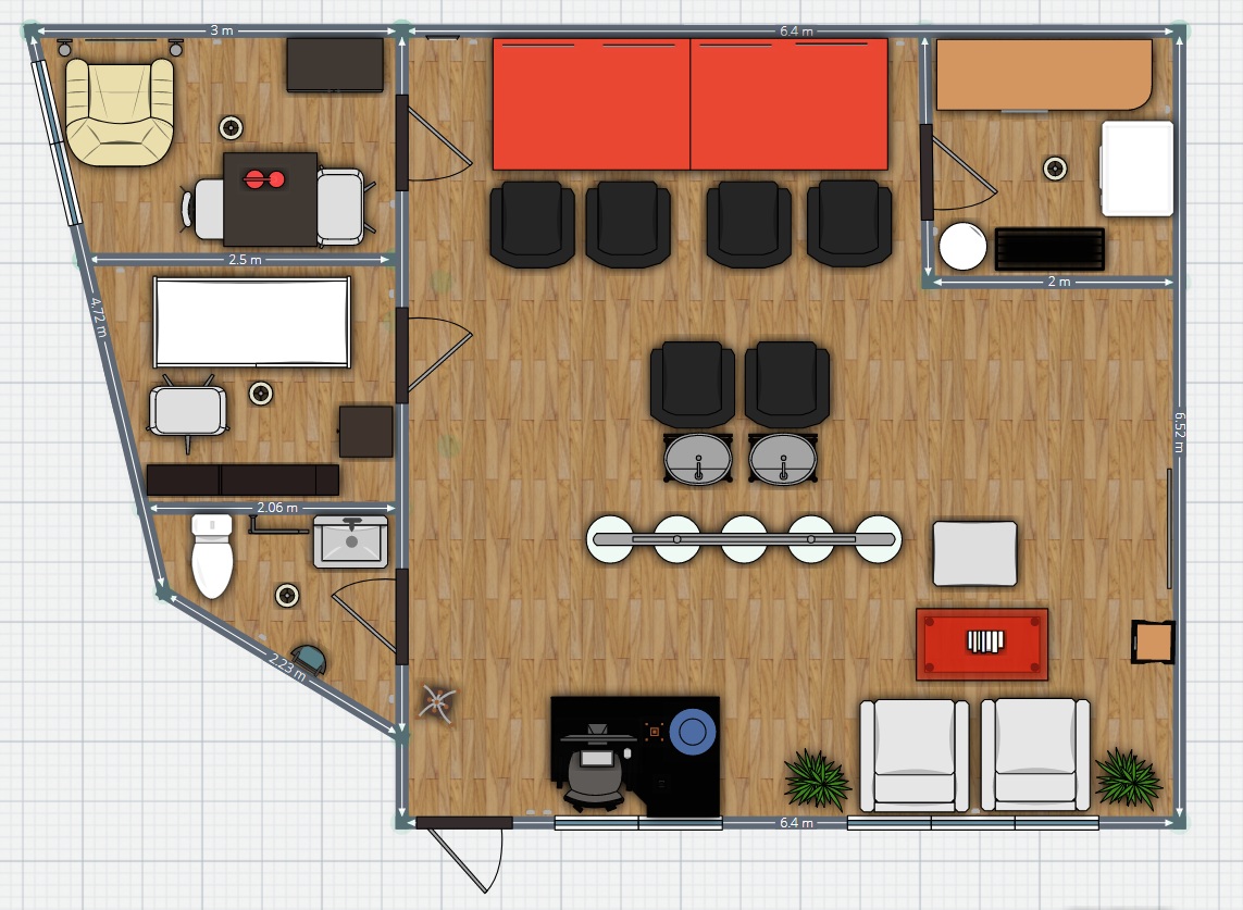 Dirección y Comercialización PLANO DE MI SALÓN DE BELLEZA