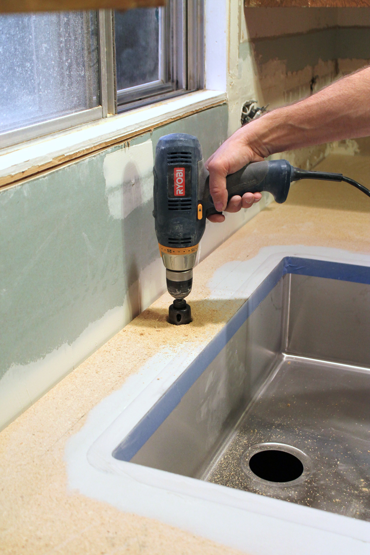 How To Cut Sink Opening In Laminate Countertop Countertop Gallery