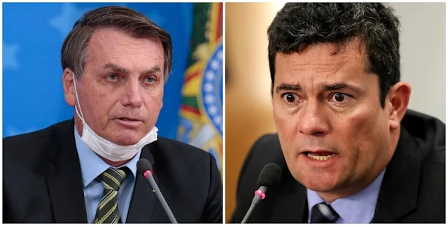 Bolsonaro e Sérgio Moro