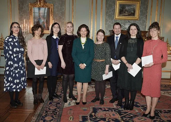 Queen Silvia of Sweden presented the Queen Silvia Jubilee Fund's scholarships