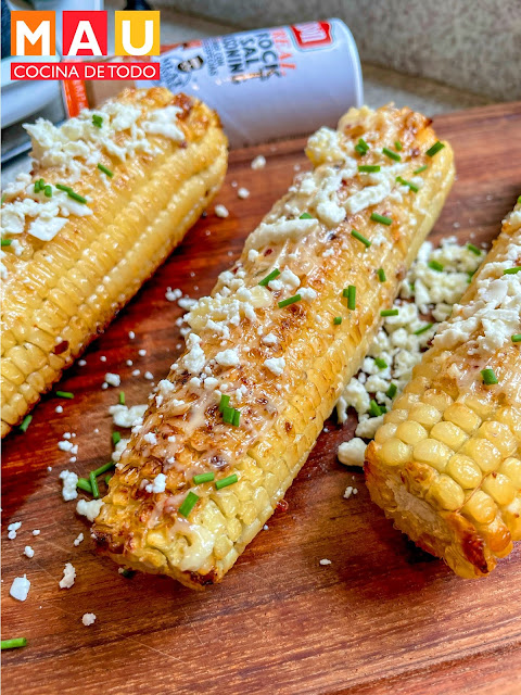 mau cocina de todo elotes asados al horno asador receta mayonesa