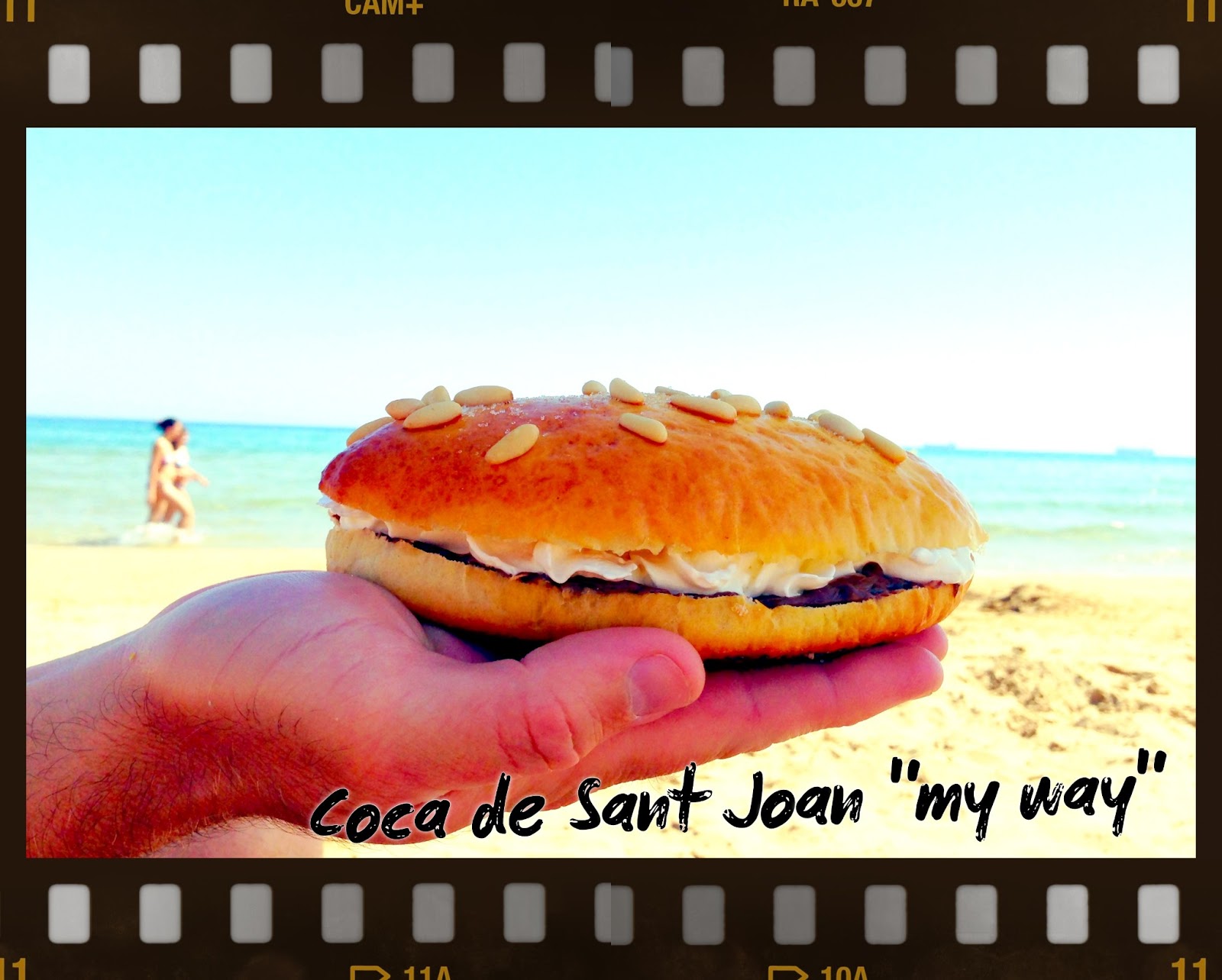 The Pink Cake Factory: Mini coques de Sant Joan amb nata