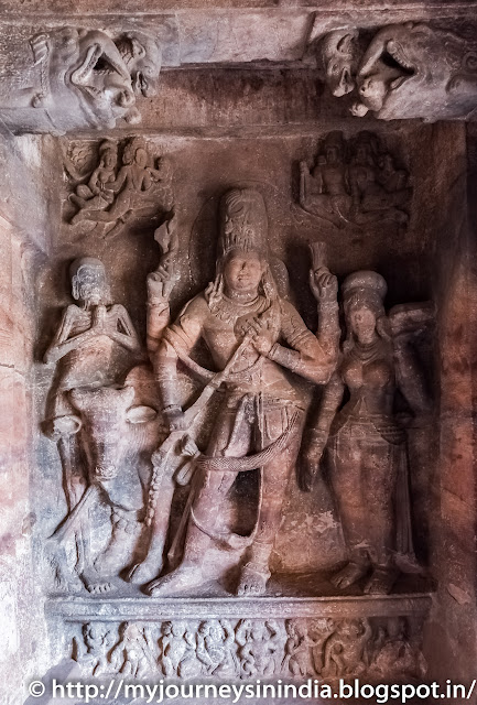 Badami Cave Lord Shiva