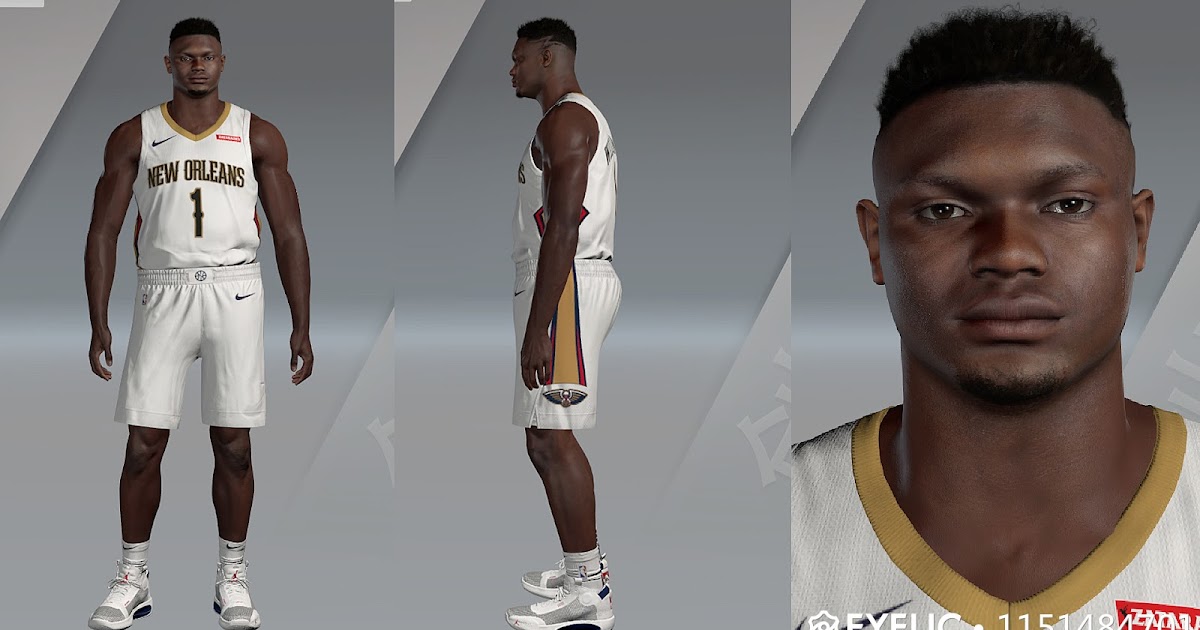 NBA 2K20 Zion Williamson Cyberface by niye CariTauGame