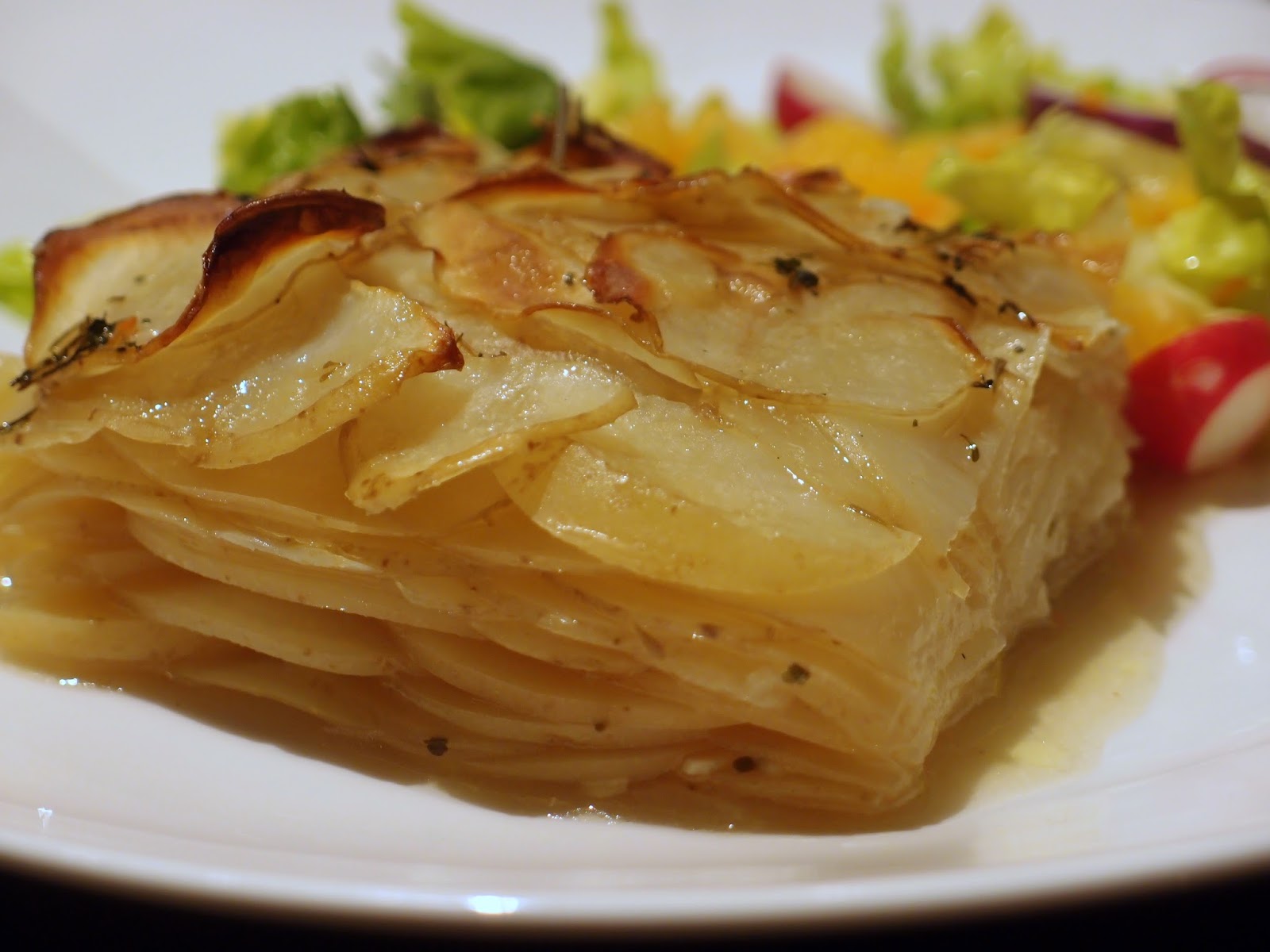 The VegHog Layered potato and onion bake