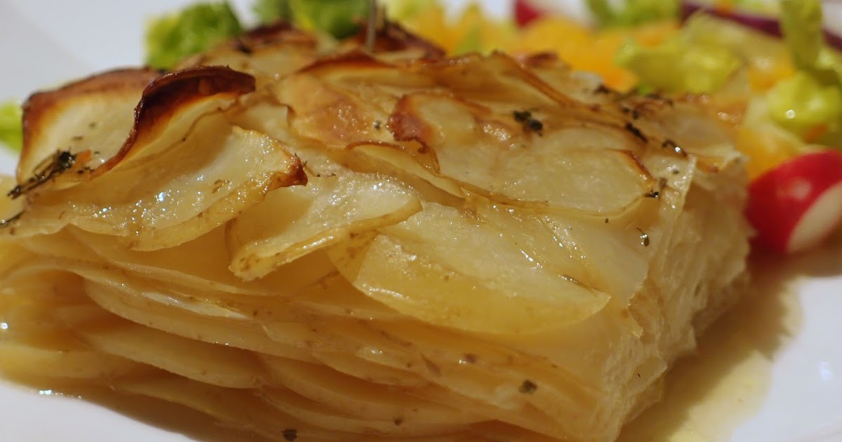 The VegHog Layered potato and onion bake