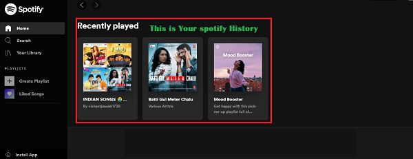 How to check Spotify History and How to clear Spotify History