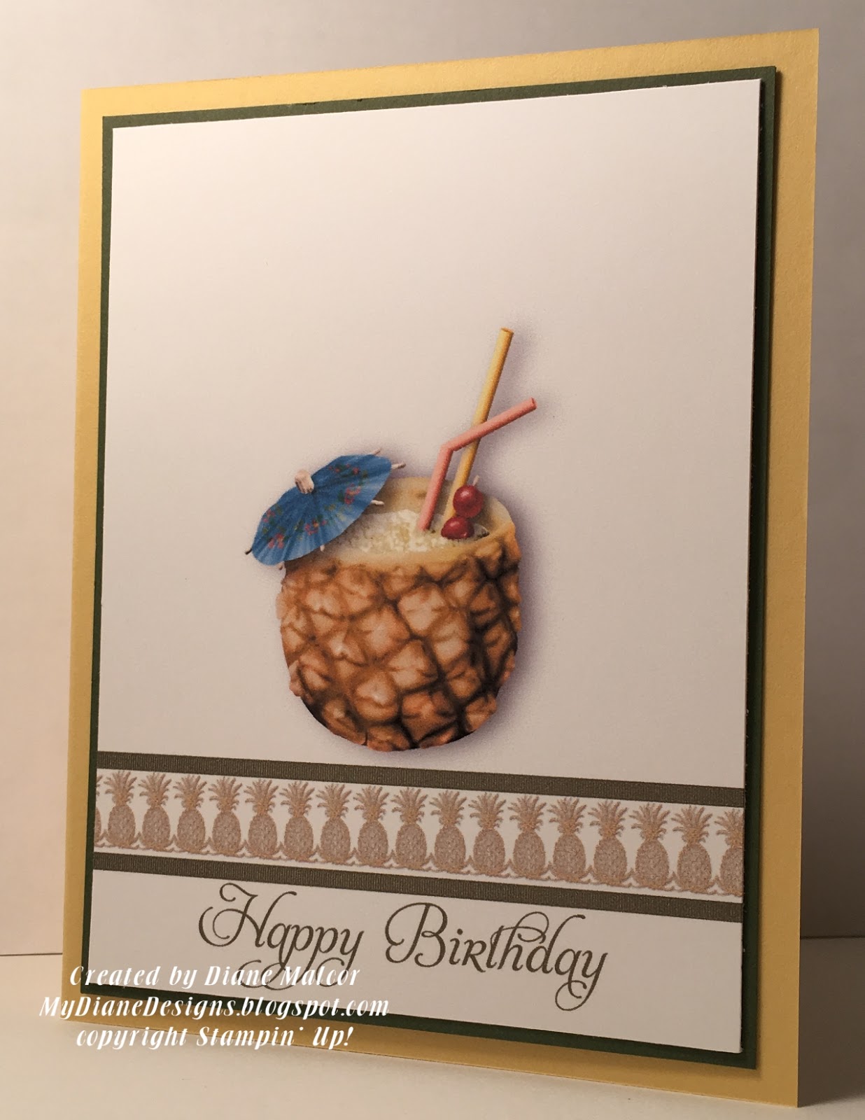 MyDiane Designs: Pineapple Birthday