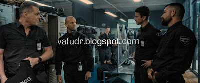 Jason Statham in 5.11 tactical shirt in Wrath of Man (2021) movie